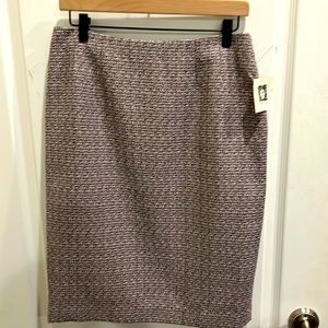 Anne Klein Tutu Pink Multi pencil skirt size 6